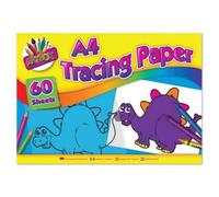 Tallon Art Box Tracing Paper Pad A4 60 Sheets, Pack Of 12