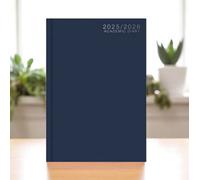 Tallon Blue A5 Academic Diary Week To View School Planner Hard Cover Organiser