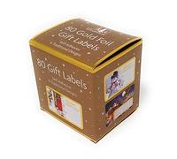 Tallon Christmas Collection Gold Foil Adhesive Label Pack of 80 labels