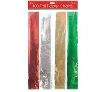 Tallon Christmas Decorative Paper Chains, Craft Card, 100 Pieces
