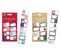 Tallon Christmas Gift Labels Xmas 100 Cute Or Traditional Pack