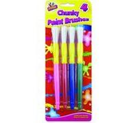 Tallon Chunky Paint Brushes Set of 4 5123