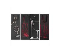 Tallon Deluxe Bottle Bag (Pack Of 12) Black (One Size)