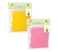 Tallon Easter Mesh And Ribbon Wrap Set Decorative Craft Set Assorted Colours Perfect For Diy Crafts Easy To Use Elegant Finish Wraps