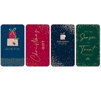 Tallon Festive Wonderland Glam Stylish Christmas Money Wallets Xmas for Cash Gifts/Envelopes - Pack of 4, Stylish Glam Designs