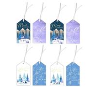Tallon Festive Wonderland Luxury Christmas Tags, Midnight Forest Designs - Pack of 16