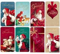 Tallon Festive Wonderland XC0023 Christmas Money Wallets Xmas for Cash Gifts & Envelopes, Traditional - Pack of 4, Multicoloured