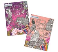 Tallon Florals And Birds Colouring Book Floral And Bird Designs Creative Activity Suitable For All Ages Assorted Designs Designed