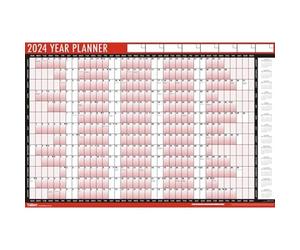 Tallon Full Year Wall Planner 2024 A1 Laminated
