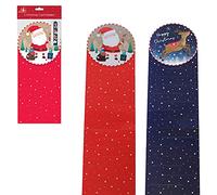 Tallon International Christmas Card Holder for the Wall - Pack of 2 - Cute Santa and Reindeer