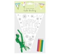 Easter Colour Your Own Bunting With Pencils Toys for a Pound