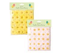 Tallon International Easter Decorations, Bonnet Arts and Crafts, Egg Hunt - 25 White Craft Daisies