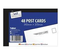 Tallon Postcards Just Stationery – White/Black 140x100 mm – Pack of 48