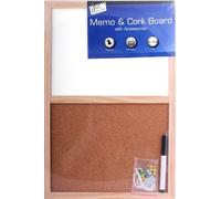 Tallon Just Stationery 450x300mm Split Cork/Dry Wipe Board by Tallon International Ltd