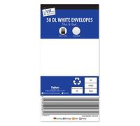 Tallon Just Stationery DL Peel & Seal Envelopes - White (Pack of 50), 4674