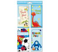 Tallon Just To Say Boy 4 Design Thank You Card