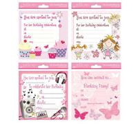 Tallon Just To Say Girl 4 Design Invitation Card (Box Of 16)