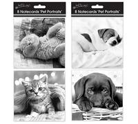 Tallon Just to Say Large Square Note Cat/Dog Card (Box of 8)