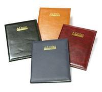 Tallon Large XL Padded Address Book - Black/Brown/Tan/Blue