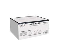 Tallon Medium Pop Up Mailing Box Medium Size Boxes Simple 3 Step Design Strong And Durable Multi Purpose Use Dimensions