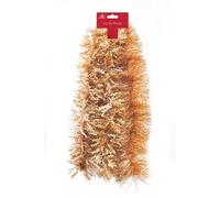 Tallon (7161 Festive Wonderland Xmas Christmas Shiny Fine Cut & Matt Zig Zag Tinsel 12M - Dark Gold