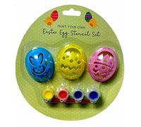 Tallon Paint Your Own Easter Egg Decor Stencil Set Kit with Colours| Spring Summer Art & Craft Activity| Great Party Bag Filler Gift Idea