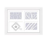 Tallon Photo Frames - White 4 Apperture - 4''x 6''