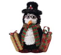 Tallon Single Large Penguin Christmas Tinsel Decoration
