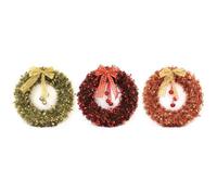 Tallon Single Large Wreath With Bells Christmas Tinsel Decoration (Xh0239)