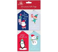 Tallon XA0122 Luxury Christmas Xmas Gift Tags, Cute - Pack of 20