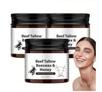 Tallow And Honey Balm,Beef Tallow Moisturizer,Beef Tallow Beeswax And Honey Face Moisturizer,Beef Tallow For Facebeef Tallow Honey Cream For Skin,Beef Tallow Beeswax & Honey Body Moisturizer (3)