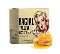 Tallow And Honey Balm, Facial Tallow Honey Balm,Beef Tallow Cream For Skin Care,Tallow Moisturiser Hydrating Face Balm,Tallow Honey Cream For Face And Body,Suitable For All Type Skin,120g