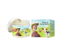 Tallow and Honey Balm, Tallows Face Moisturizer, Beef Tallow For Skin, Handmade Moisturizer Grass-Fed Natural Beef with