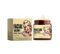 Tallow Balm for Face, Grass-Fed Beef Tallow & Raw Honey Face Moisturizer, All Natural Face Cream for Dry Skin, Anti-Aging Hydrating Face Balm for Women & Men