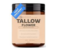 Tallow Beef Tallow Cream Flower; German Cattle; Free & Species-Appropriate Pasture Keeping; 100% Natural Skin Care; Floral Warm Fragrance; Natural Skincare, + Vit. E, Chemical-Free (120 ml, Rose)