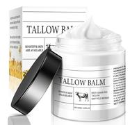 Tallow Face Cream Grass-Fed Beef Tallow Moisturiser Natural Beef Tallow Honey Balm, Deeply Nourishing For Face & Body, Natural Skin Care (White, 1PC)
