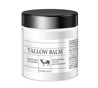 Beef Tallow Skin Care 120g, Tallow Face Cream Grass-Fed Beef Tallow Moisturiser Natural Beef Tallow Honey Balm, Deeply Nourishing For Face & Body, Natural Skin Care (White, 1PC)