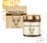 Tallow Face Moisturizer - Non Irritating, Body Moisturizer, Rapid Relief Formula | Ultra-Light Face Lotion, Whipped Tallow Honey Balm for Providing Soothing Protection