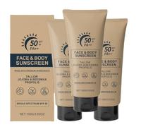 Tallow Face Sunscreen, Organic Sunscreen, SPF 50+ PA++, Natural Protection, Light and Non-Greasy, Suitable for Dry Sensitive Skin