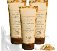 Tallow Glow Balm, with Colloidal Oatmeal, Tallow Barrier Rebuilding Balm, Deeply Nourishes, Strengthens Skin's Natural Barrier, Moisturizes and Soothes, Suitable for Both Men and Women