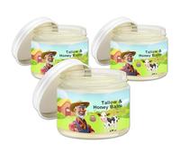 Tallow Honey Balm, Face Moisturizer, Handmade All-Natural Moisturizer with Grass-Fed Beef & Raw Wild for Smooth, Hydrated Skin