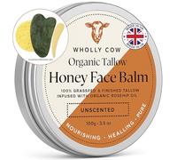 Tallow & Honey Balm - Nourishing Grass-Fed Beef Tallow Moisturiser with Rosehip for Dry, Sensitive & Irritated Skin | Handmade in the UK (100g)