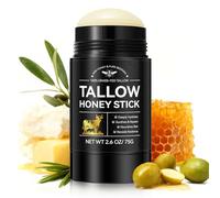 Tallow Honey Stick 100% Grass-Fed Tallow & Raw Wild Honey Balm for Dry & Sensitive Skin - Moisturising Nourishing Skin Barrier Support - Natural Shea Butter Olive Oil - Face & Body Care 75g