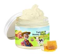 Tallow Moisturiser for Dry Skin Sensitive Skin, Hydrating Face Cream for Face&Body Deeply Nourishing, Beef Tallow Skin Care, Organic-Tallow Face Moisturiser, Soothing, 60g