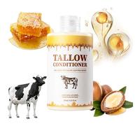 Tallow Shampoo and Conditioner Set, 250ml Tallow Sham-poo, Natural Tallo/w Hair Care Kit, Add Shine & Softness, Nourish Scalp & Hair, Improve Frizz, Suitable for All Hair Types (A-Conditioner)