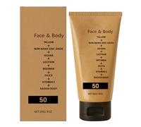 Tallow Sunscreen, 85g Face And Body Sunscreen For All Skin Types, Deep Moisture Protection Natural Tallow S-unscreen, Compact Gentle Sun Shield Cream For Women Men Travel