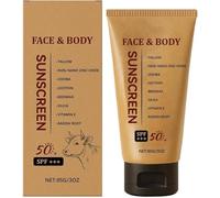 Tallow Sunscreen, Beef Tallow Sunscreen SPF50, Sun Cream For Face And Body, Zinc Oxide Lightweight Moisturiser, Refreshing Moisturizing For All Skin Types, Lightweight, Non Greasy (1)