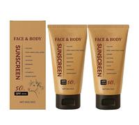 Tallow Sunscreen SPF50, 85g Face and Body Sunscreen, Mineral Tallow Sun Screen, Body Moisturizer Sun Screen, Summer Face Sun Protection for Women, Men (2)