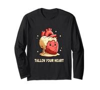 Tallow Your Heart Funny Keto Low Carb Diet Carnivore Food Long Sleeve T-Shirt