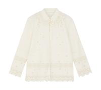 Tallulah Blouse Linen and Organic Cotton Ecru 36